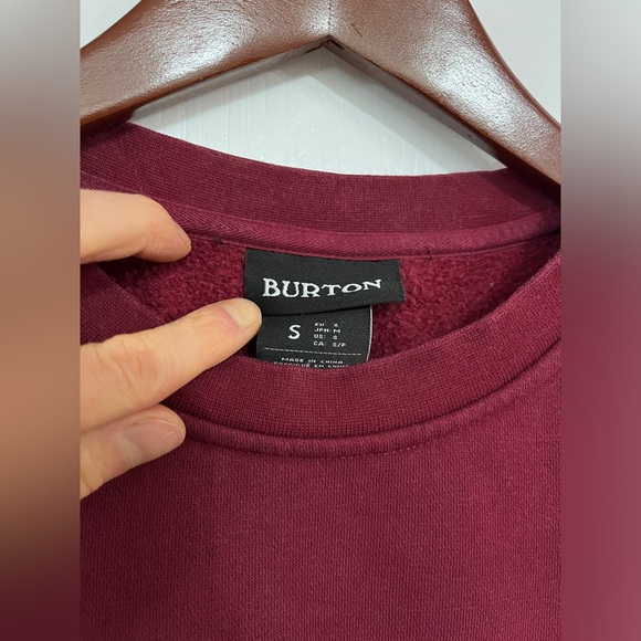 Burton Crewneck Logo Sweatshirt Men’s Size Small - Picture 2 of 5